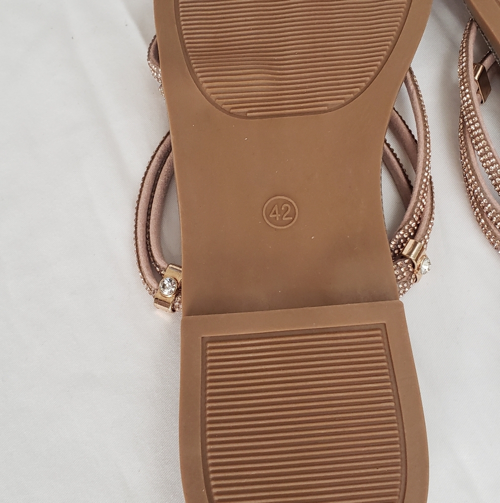 Sparkly Rhinestone Sandals - Picture 15 of 16